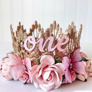 First birthday crown